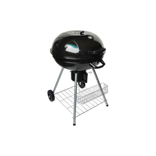 el gaucho planet10 barbecue a carbonella carbone bbq da giardino portatile da esterno in acciaio Ø 54.5 cm con coperchio con termostato - planet10