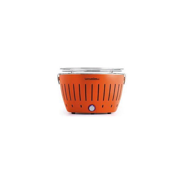 lotusgrill g34 u or barbecue a carbonella carbone bbq da giardino da tavolo portatile esterno in acciaio Ø 32 cm colore arancione - g34 u or