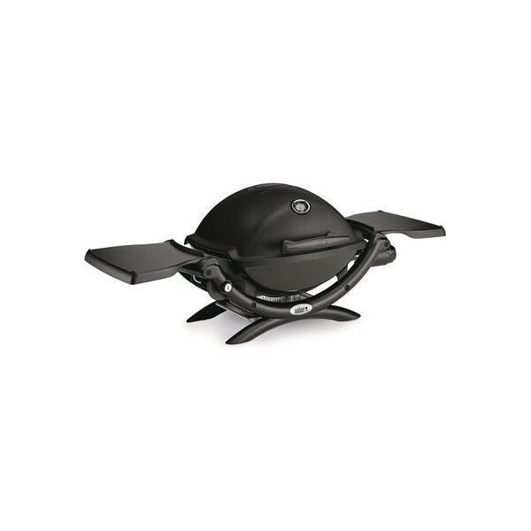 weber 51010053 barbecue a gas da giardino bbq da esterno con griglie in ghisa e con coperchio colore nero - 51010053 - q 1200