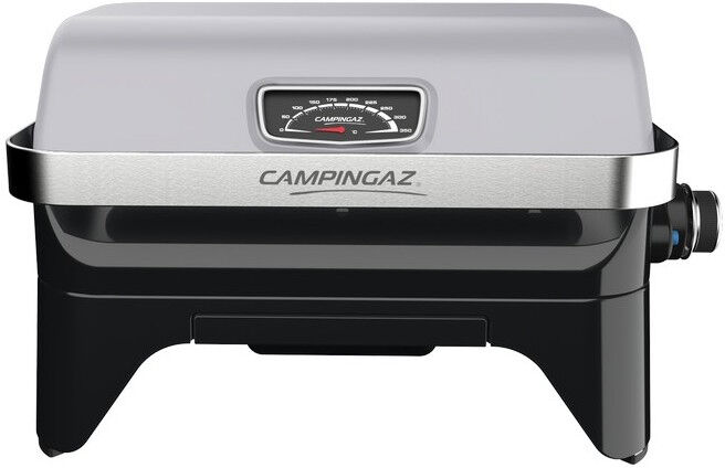 campingaz 2000036953 barbecue a gas da giardino bbq da esterno con 1 fornello e coperchio potenza 2400 watt colore grigio - 2000036953 attitude 2go