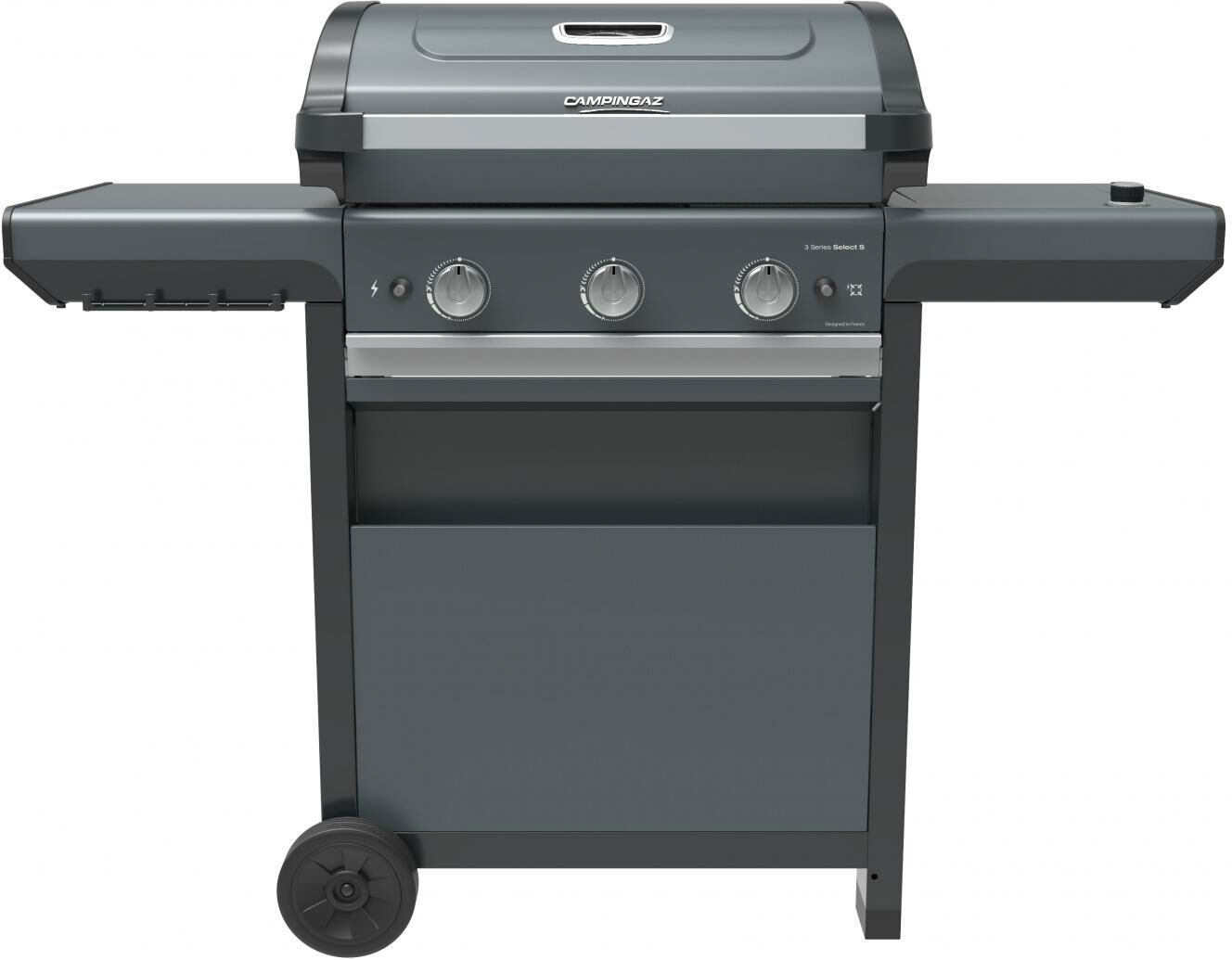 campingaz 2000037275 barbecue a gas da giardino bbq da esterno con coperchio e ruote 10 kw - 2000037275 3 series select s