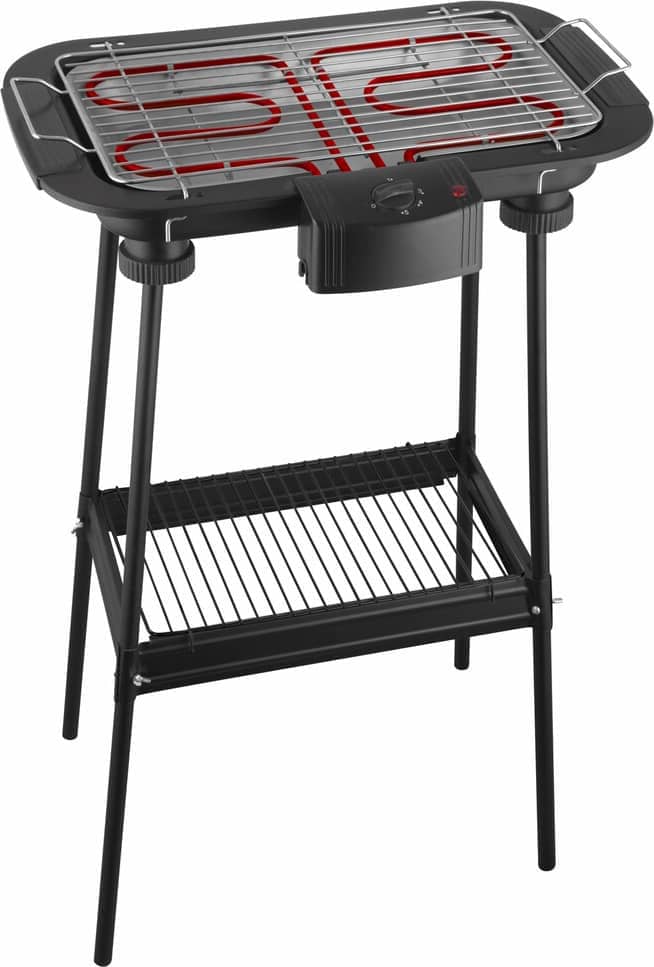 master eb02s barbecue elettrico da giardino da tavolo bbq da esterno potenza 2000 watt con termostato - eb02s