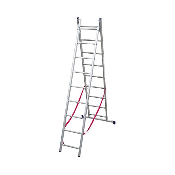 facal sl200-2 scala alluminio a libretto telescopica 7 + 7 gradini altezza 314 cm - sl200-2 stilo trasformabili