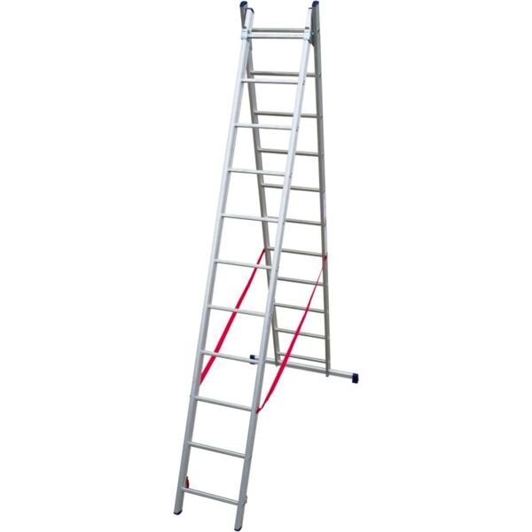 facal sl310-2 scala alluminio a libretto telescopica 11 + 11 gradini altezza 510 cm - sl310-2 stilo trasformabili