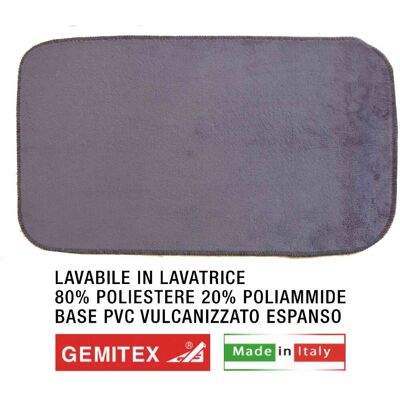 gemitex P501103 Tappeto Merlino Cm 50x110 Antracite - P501103 gemitex P501103 Tappeto Merlino Cm 50x110 Antracite - P501103
