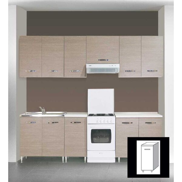 azur line lgb40kit mobile base cucina 40x50x85h cm colore larice - lgb40kit