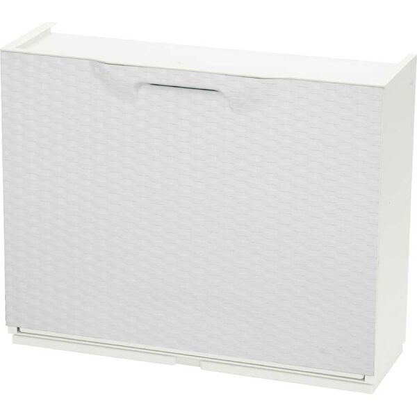 artplast u51/frw modulo scarpiera cm 51x17,3x41h rattan bianco pezzi 4 - u51/frw