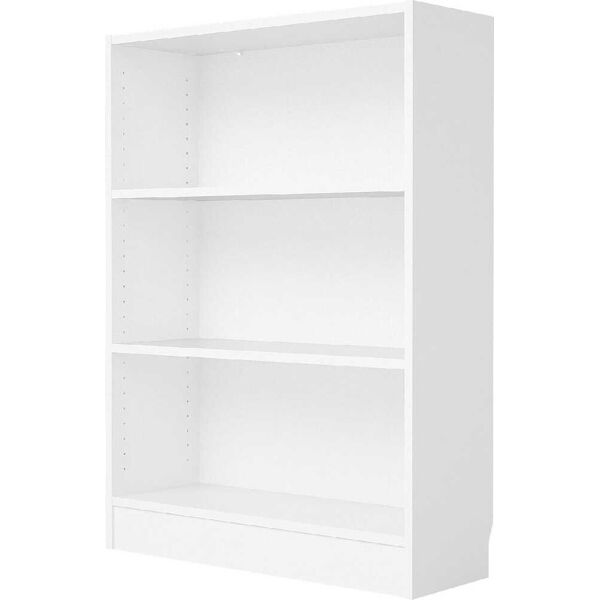 tvilum aps 71776-49 libreria 2 ripiani 80x26x107h cm colore bianco - 71776-49