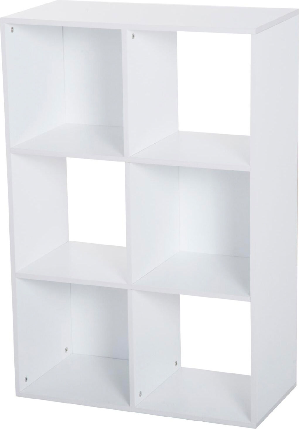 dechome 8334d3gt libreria con 6 scomparti cubo bianca 91.5x29.5x61.5 cm - 8334d3gt