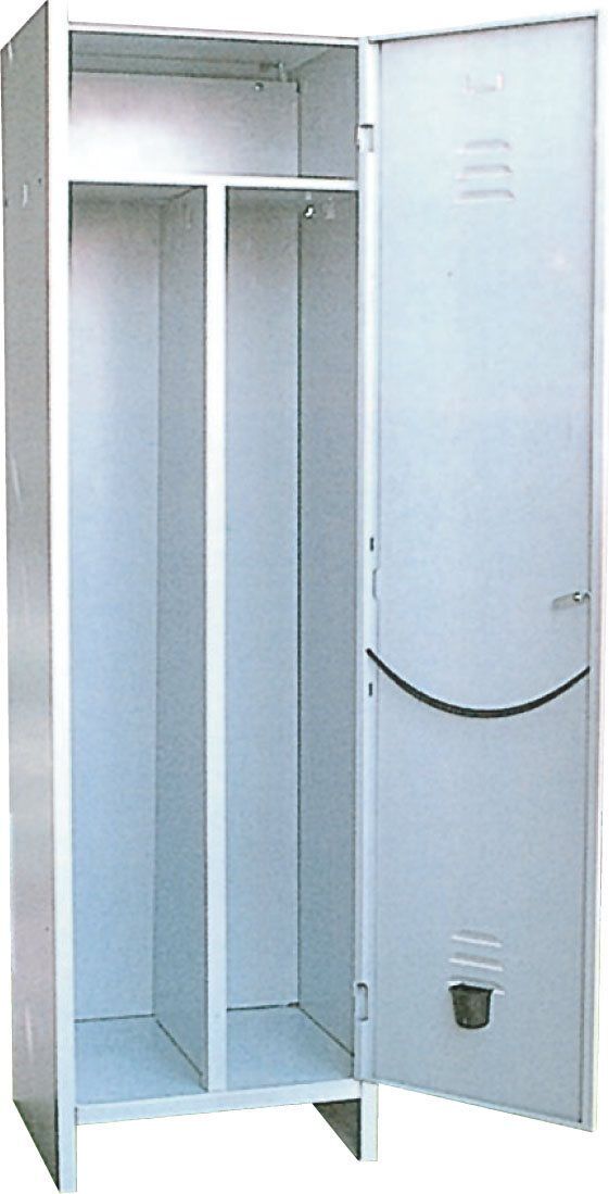 keter sporco/pulito armadietto spogliatoio armadio in metallo 1 anta con serratura cm 50x50x175h - mod sporco/pulito