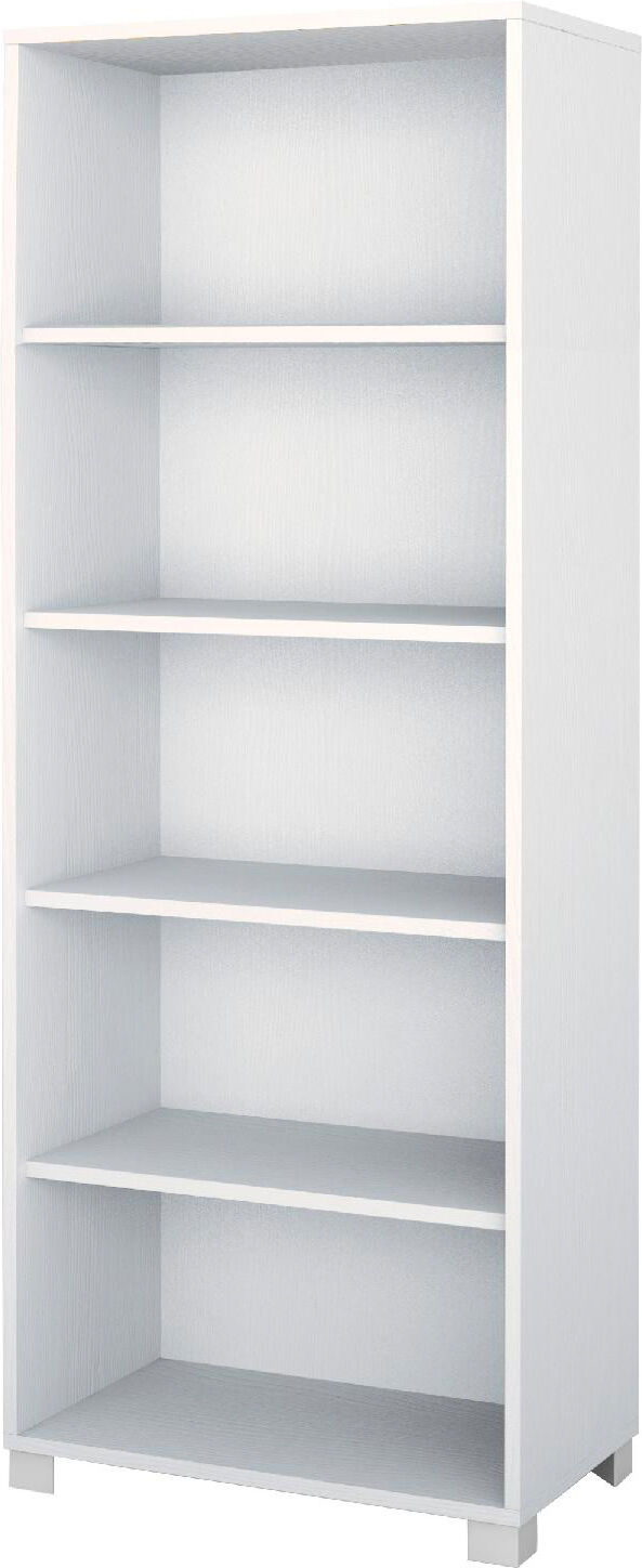 sarmog a7cm51k-bf libreria 4 ripiani 70x41x183hh cm colore bianco - a7cm51k-bf