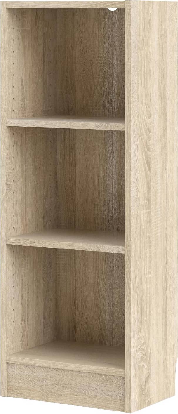 tvilum aps 71774ak libreria in legno 2 ripiani 41x27x107 h cm quercia - 71774ak serie working