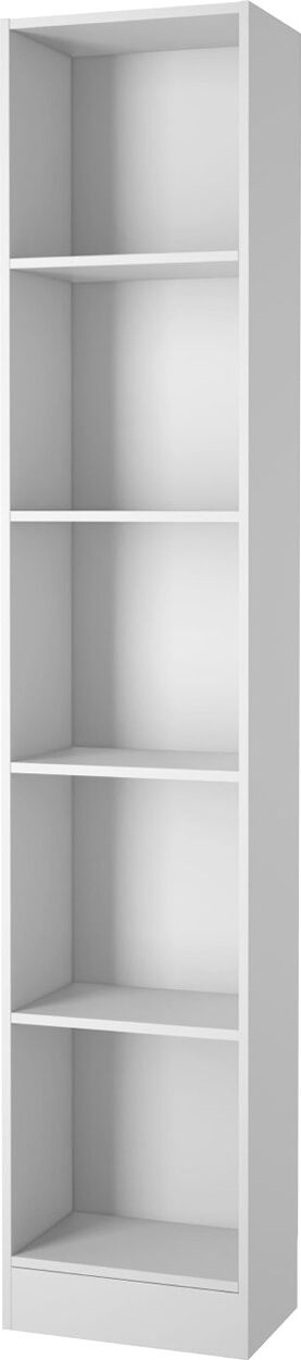 tvilum aps 71775/49 libreria verticale a colonna 4 ripiani 40x26x203h cm colore bianco - 71775/49