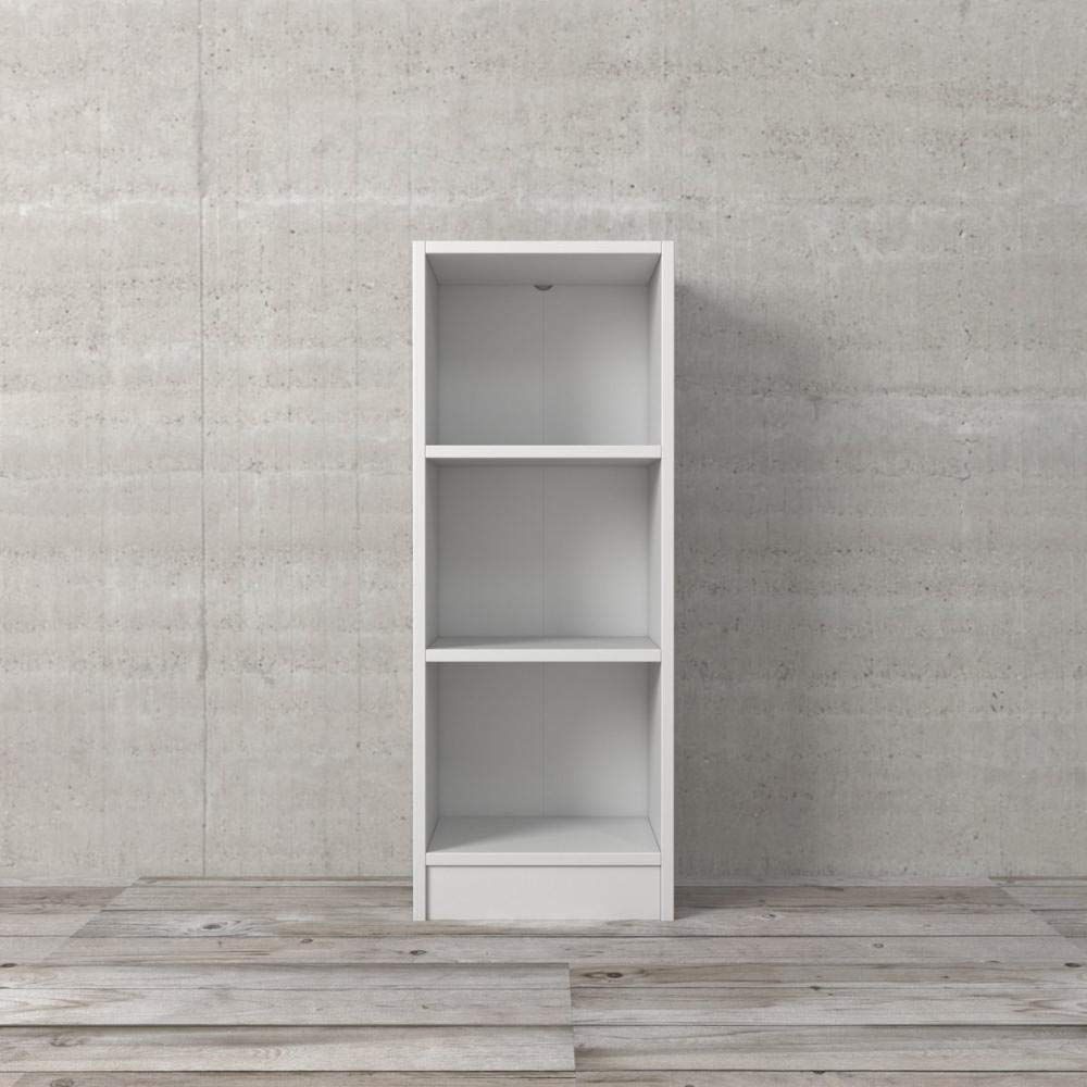 tvilum 7177449 scaffale libreria 3 vani 107 x 41 x 27 cm finitura bianco - 7177449