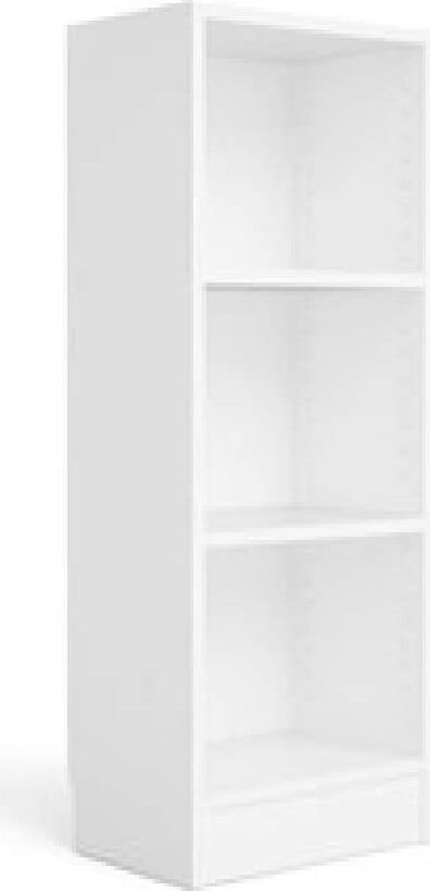 tvilum 7177449 libreria 2 ripiani 26x107x40 cm colore bianco - 7177449 basic