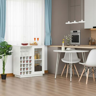 dechome U470191 Credenza Cucina Bassa Moderna Mobile Cucina Con Vetrina 1 Anta Portabottiglie E Portabicchieri Dimensioni 80x36x85 Cm Colore Bianco dechome U470191 Credenza Cucina Bassa Moderna Mobile Cucina Con Vetrina 1 Anta Portabottiglie E Portabicchieri Dimensioni 80x36x85 Cm Colore Bianco