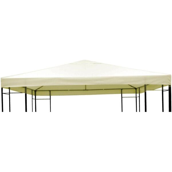 amicasa copertura nizza/alba pvc copertura gazebo 3x3 mt top per gazebo nizza / alba