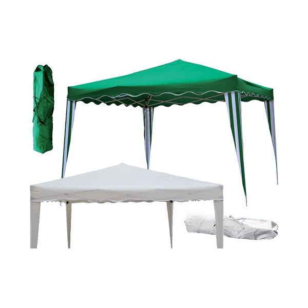 brixo camel33 gazebo giardino 3x3 mt pieghevole in acciaio green - camel33