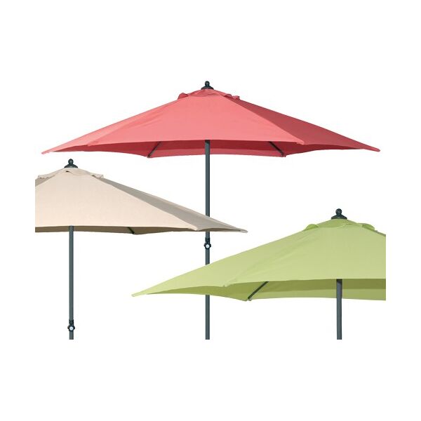 brixo oav22 ombrellone da giardino 2x2 mt in alluminio telo in poliestere colore verde - oav22