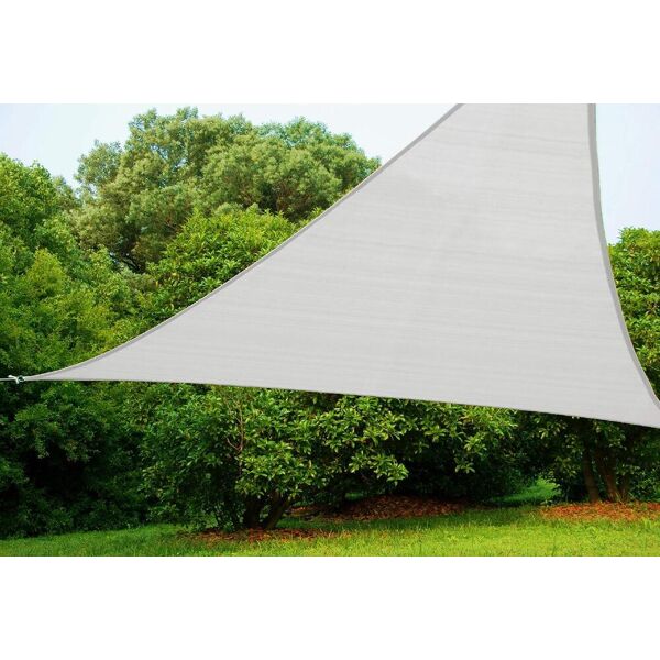 giardini del re hdpe _white_500x500x500 vela triangolare ombreggiante 5x5x5 mt colore bianco - hdpe