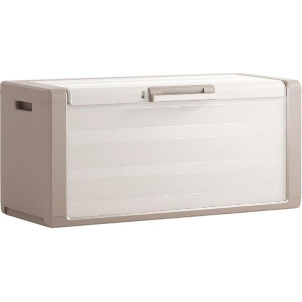 kis 9753000 0462 baule da esterno contenitore in resina 118x49x5 h cm colore beige - 9753000 0462 gulliver