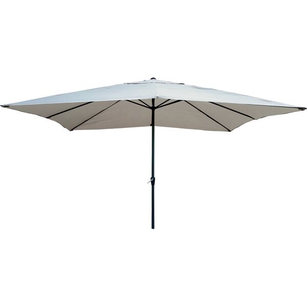 lif ss-007 ombrellone da giardino rettangolare 2x3 mt in alluminio colore bianco - ss-007 pully