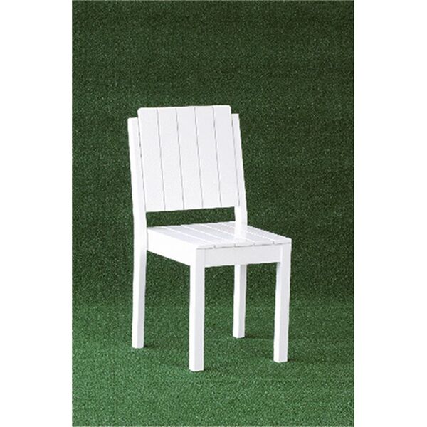 lifeingarden ah-048 sedia da giardino in legno di acacia 46x46x90 cm colore bianco modern - ah-048