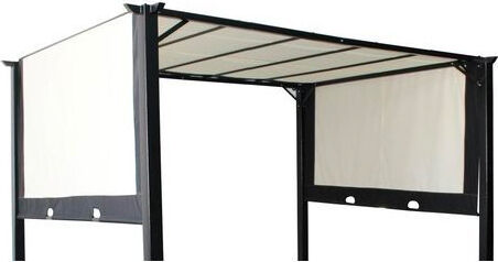 amicasa copertura plain copertura per gazebo 3x4 m plain poliestere 180 gr con rivestimento pa ecrù - copertura plain