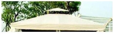 amicasa cover con camino 3x4 copertura gazebo 3x4 mt top per gazebo con camino