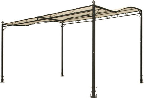 dechome patio325 gazebo da giardino 3x2,5 metri copertura patio struttura acciaio - patio325