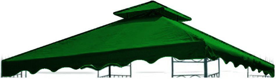 giardini del re top copertura 3x3 verde copertura gazebo 3x3 mt top in poliestere colore verde - yf-3137r