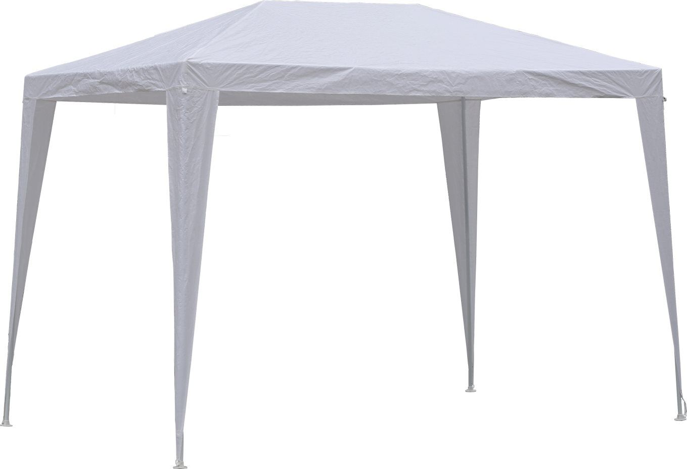 giardini del re yf-3303b fiera gazebo giardino 3x2 mt in acciaio con copertura top in poliestere 100 g/mq colore bianco - yf-3303b fiera