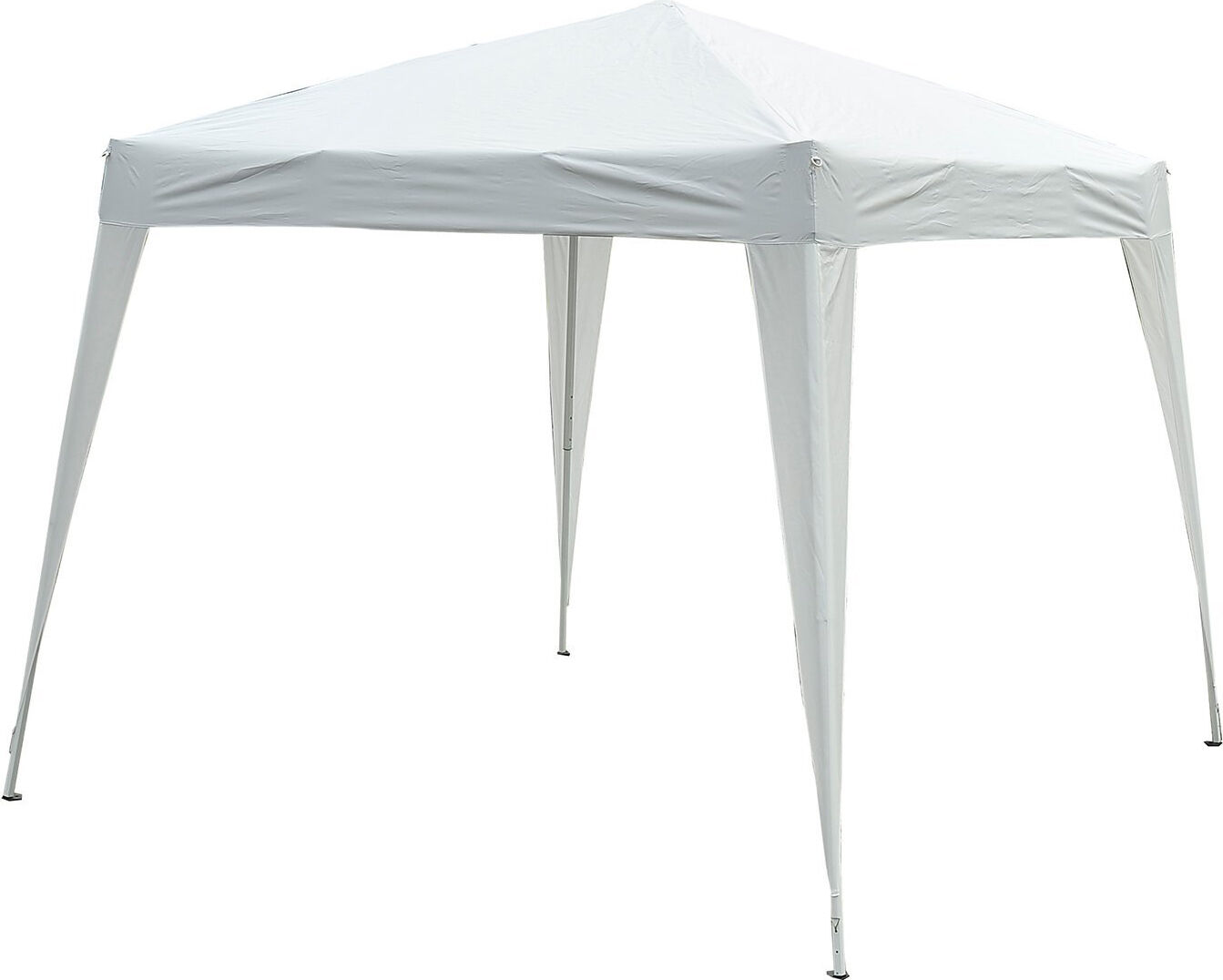 vivagarden d451592t gazebo giardino 3x3 mt pieghevole in acciaio e poliestere impermeabile colore bianco - d451592t