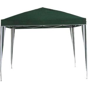 Amicasa F002 Gazebo Giardino 3x3 Mt Pieghevole Richiudibile In Metallo Copertura Top In Poliestere 180 Gr - F002