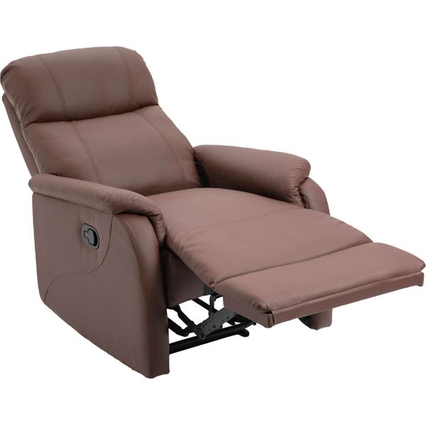 dechome 833840 poltrona relax reclinabile cuscino imbottito pu per casa ufficio - 833840