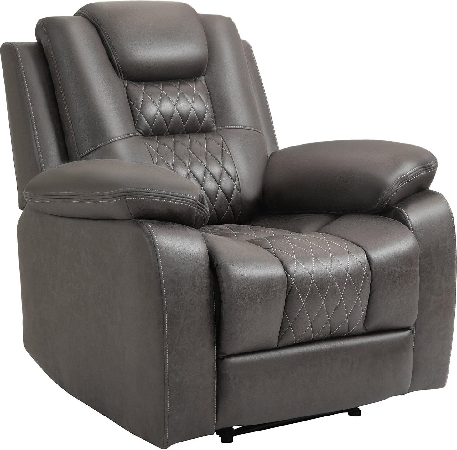 dechome 970e833 poltrona relax reclinabile seduta ergonomica e imbottitura extra colore marrone - 970e833