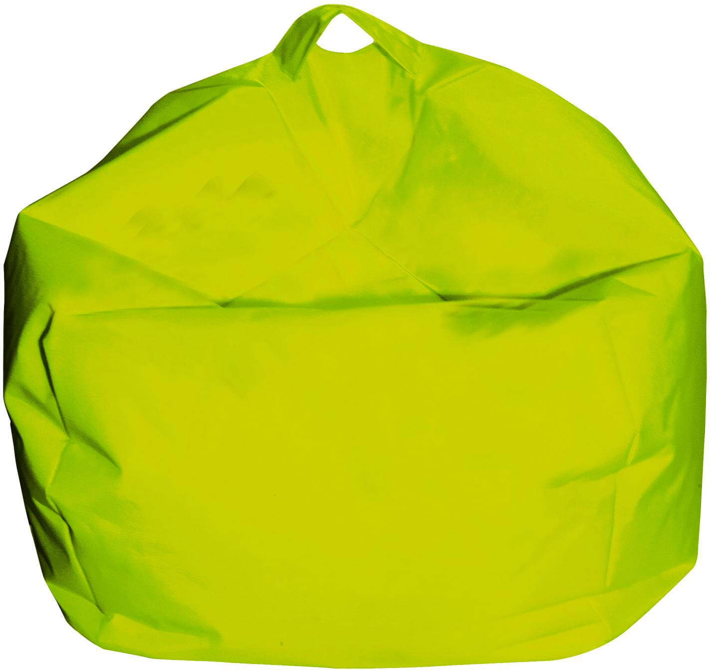 king home p1551001/c pouf comodone poltrona sacco morbido in nylon Ø 65 x 62 cm colore giallo - p1551001/c