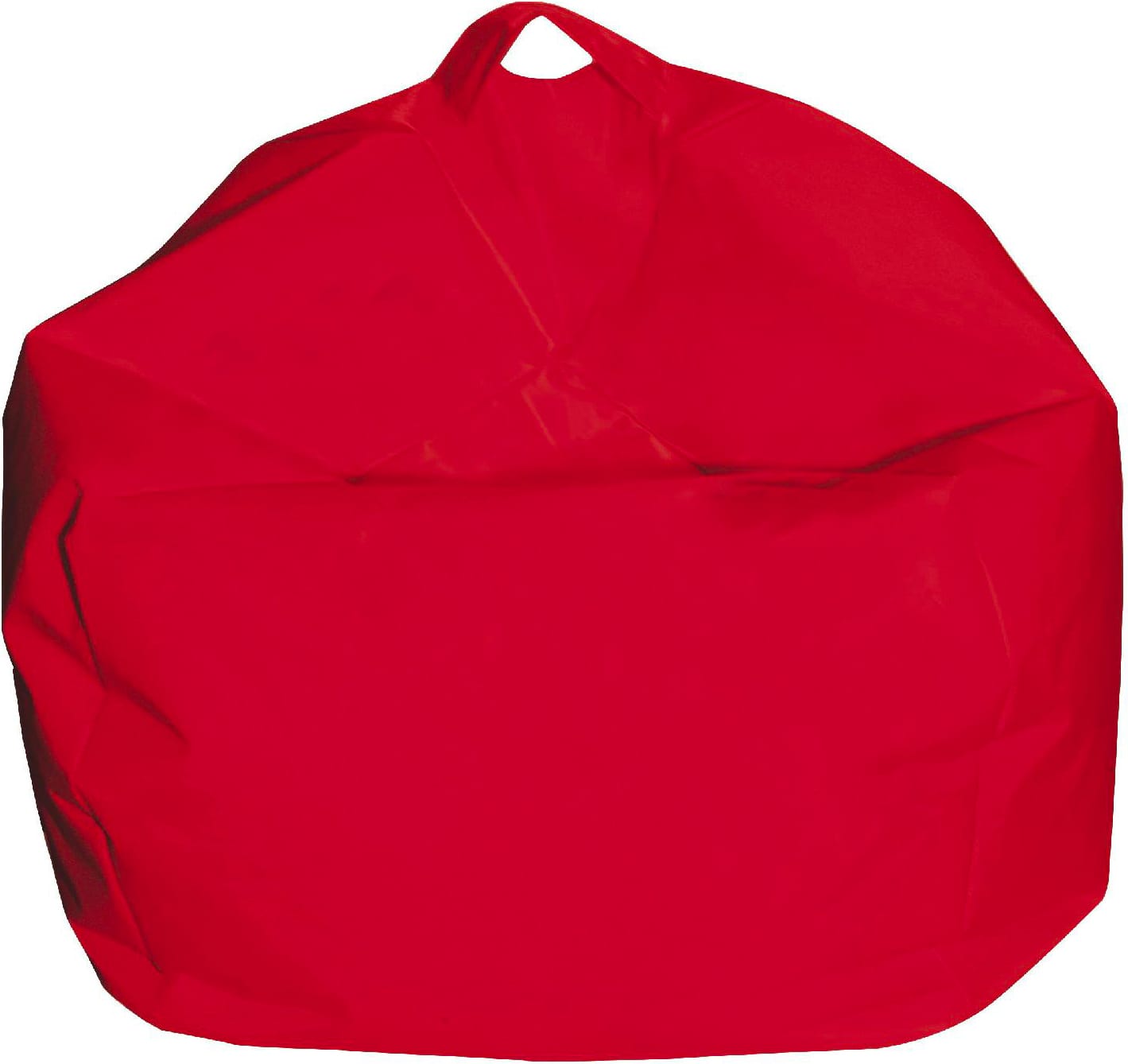 king home p1551001/d pouf comodone poltrona sacco morbido in nylon Ø 65 x 62 cm colore rosso - p1551001/d