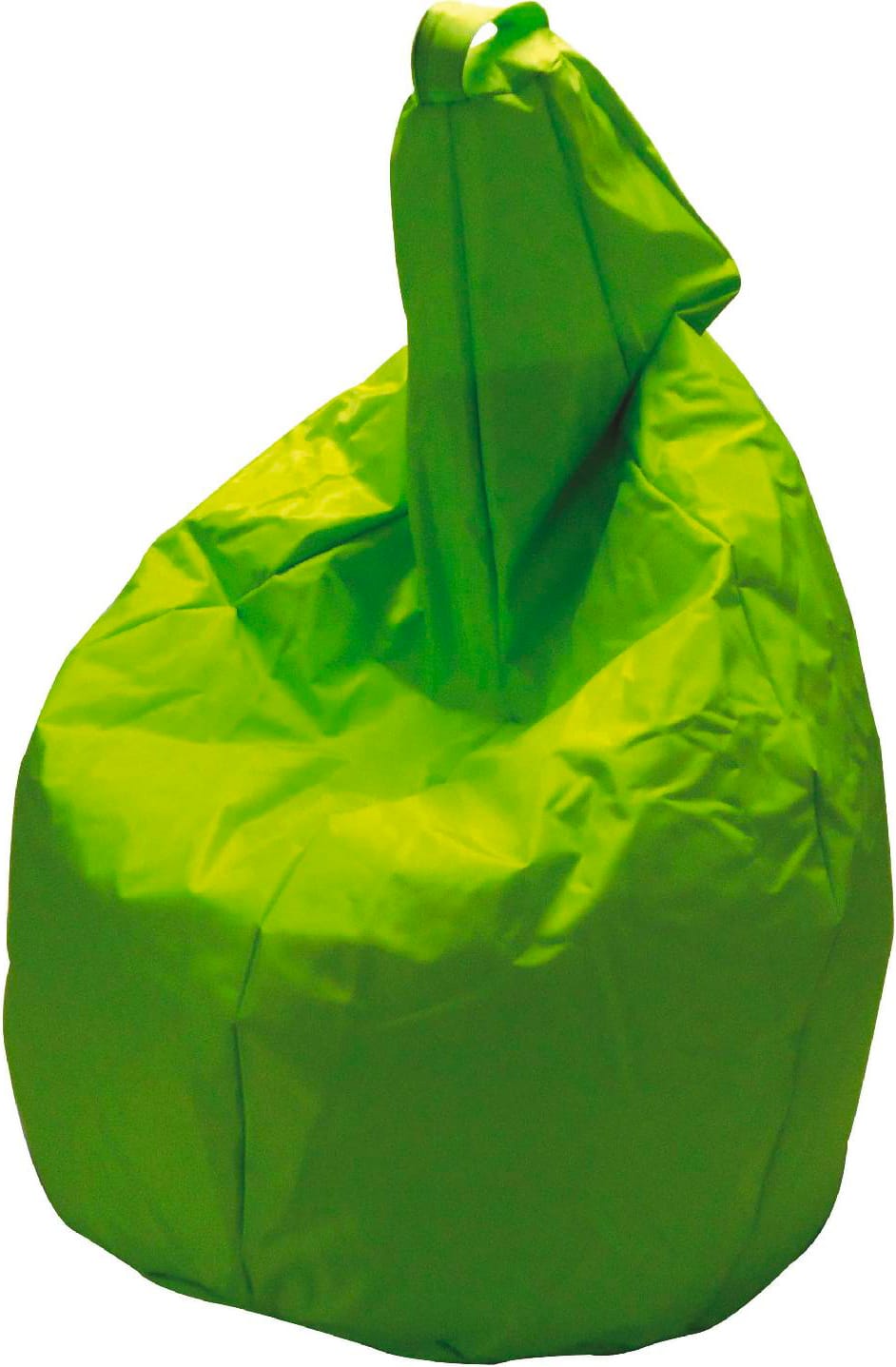 king home p1551002/b pouf comodone poltrona sacco morbido in nylon Ø 80 x 120 cm colore verde - p1551002/b