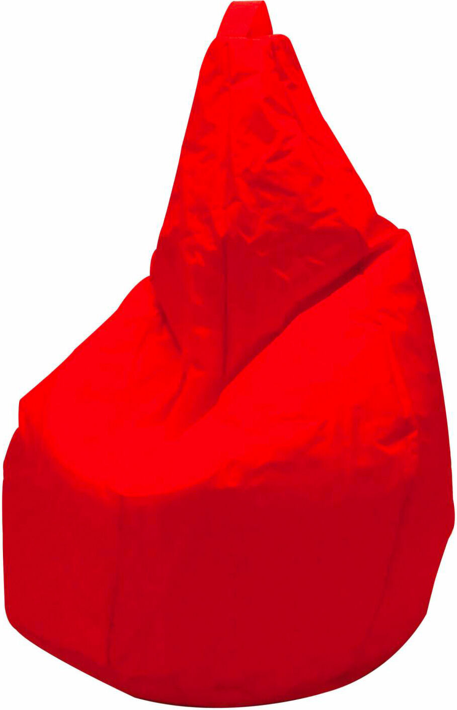 king home p1551002/d pouf comodone poltrona sacco morbido in nylon Ø 80 x 120 cm colore rosso - p1551002/d
