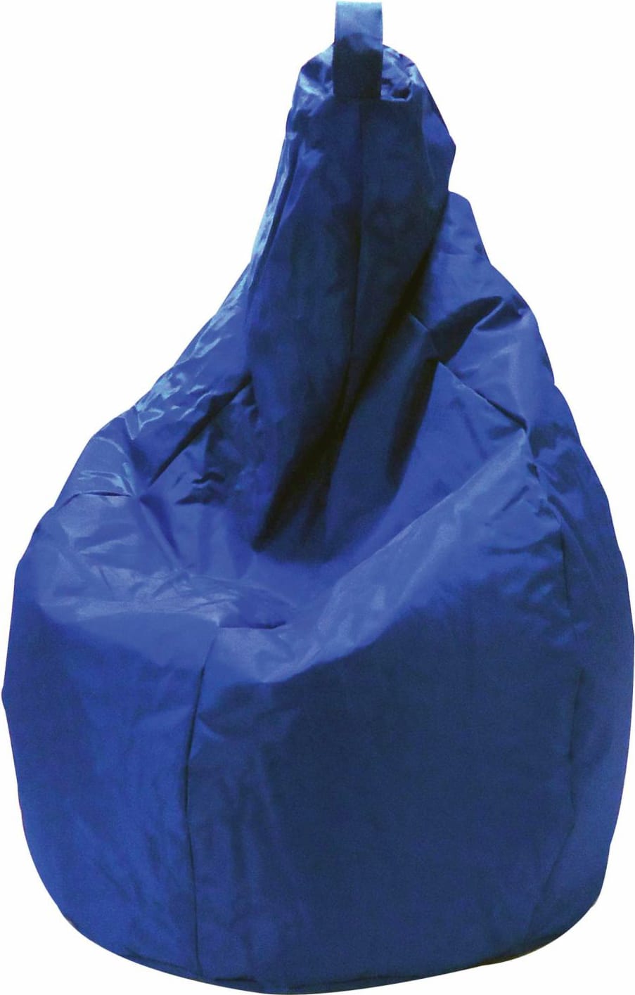 king home p1551002/f pouf comodone poltrona sacco morbido in nylon Ø 80 x 120 cm colore blu - p1551002/f