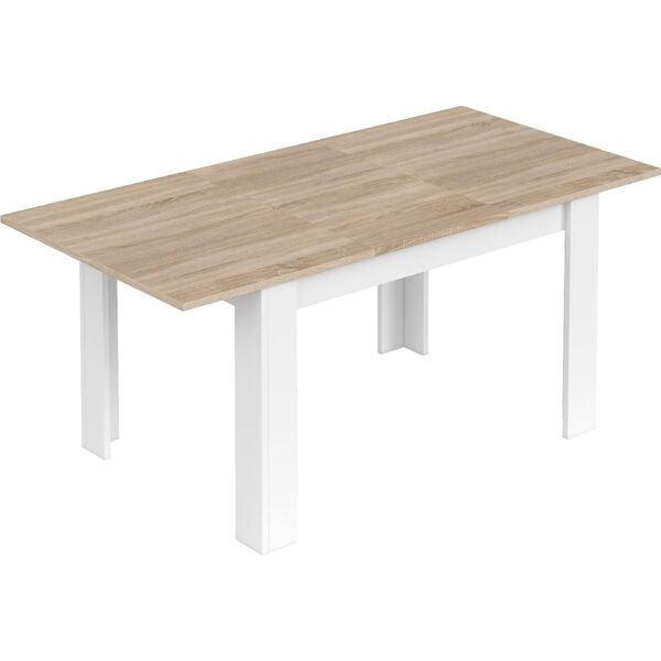 fores habitat of4586a tavolo allungabile in legno di eucalipto 140/190 x 78 cm - 004586f