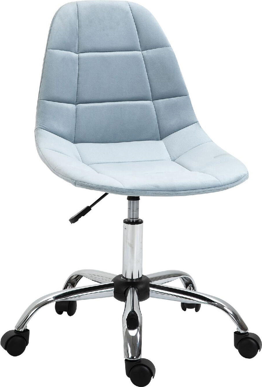 icon space 921366bu sedia ergonomica ufficio sedia da scrivania con rotelle girevole e regolabile in altezza colore blu - 921366bu