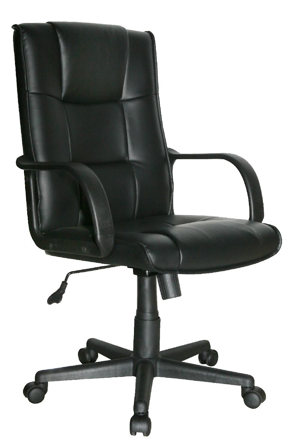 nbrand 1421 sedia ergonomica ufficio sedia da scrivania operativa con rotelle e braccioli girevole e regolabile in altezza colore nero - 1421