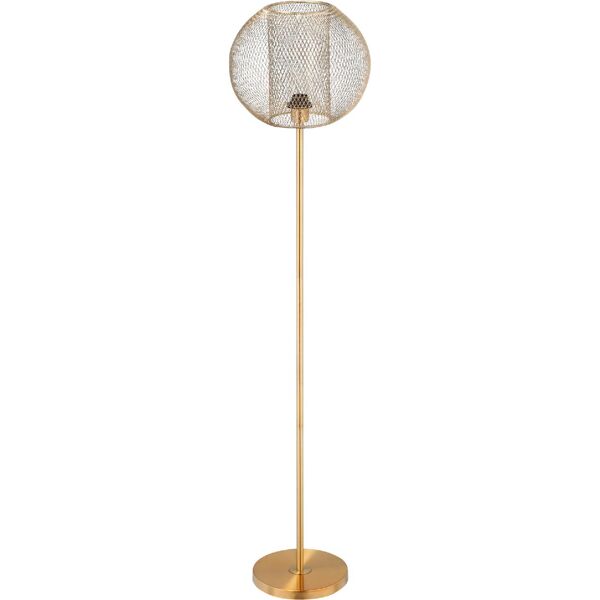 dechome 372 lampada da terra moderna in metallo con paralume dal design sferico e27 40w Ø35x150cm oro