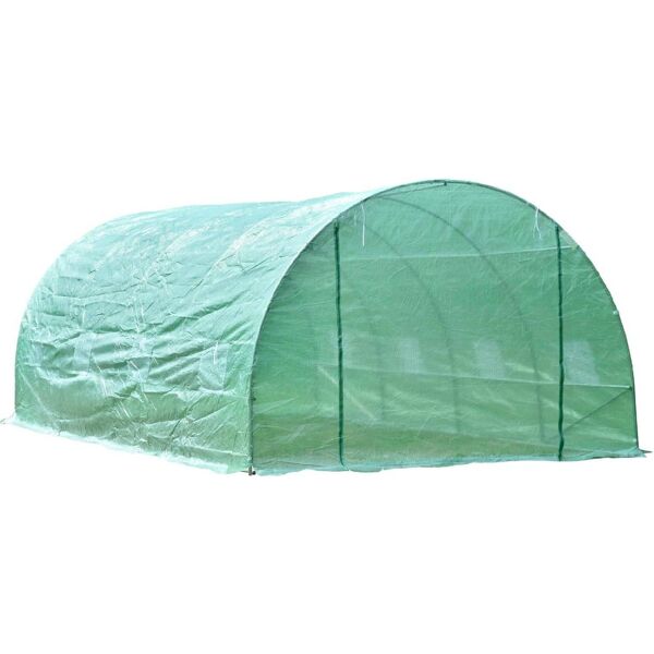 vivagarden 845018 serra a tunnel per piante verde 6x3x2 mt - 845018