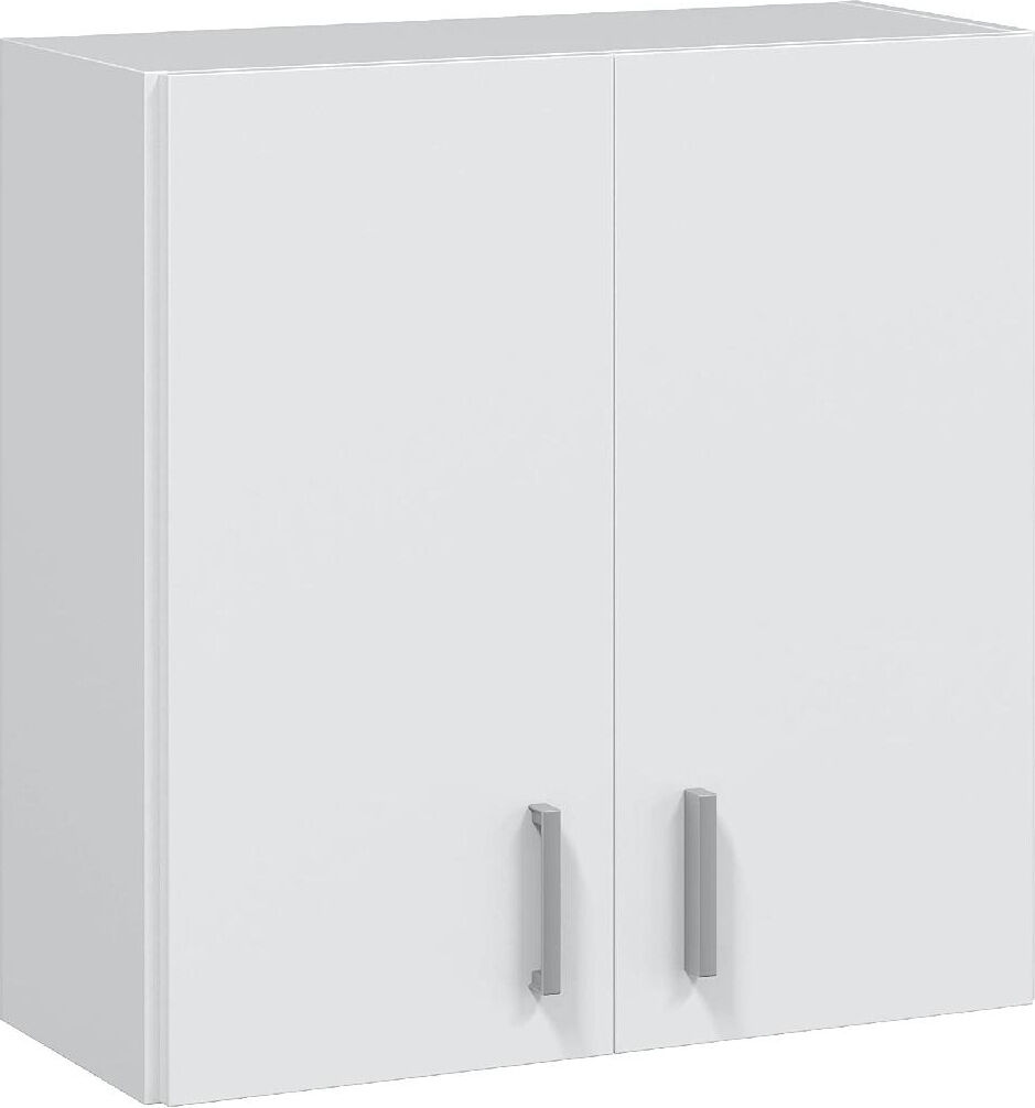 fores habitat 51480 armadio da esterno 2 ante portascope in legno mobile multiuso cm 59x27x60h colore bianco - 51480