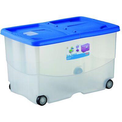stefanplast 13031 Contenitore Multiuso Con Ruote Capacità 57 Litri 60x40x36 Colori Assortiti - 13031 Stefanbox stefanplast 13031 Contenitore Multiuso Con Ruote Capacità 57 Litri 60x40x36 Colori Assortiti - 13031 Stefanbox