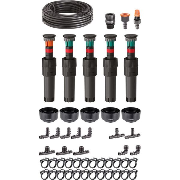 claber 90200 set irrigazione interrata giardino 50mq starter kit colibri 902000000