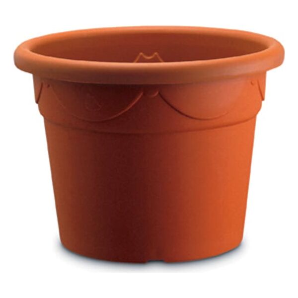 plastecnic 7100257007 vaso in plastica dimensioni 70x50h cm colore terracotta - 7100257007 corinto